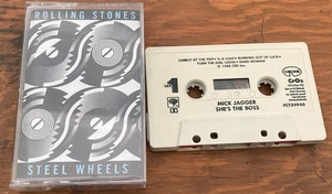 The Rolling Stones – Steel Wheels (1989) Cassette Tape + She’s The Boss Jagger - Picture 1 of 5