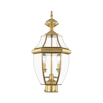 Livex Lighting - Monterey - 2 Light Outdoor Post Top Lantern in Traditional - Image 1 of 4
