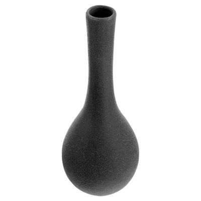 1pc schmale Öffnung Blumenvase Arrangement Pot (schwarz) Keramikvase - Bild 1 von 4