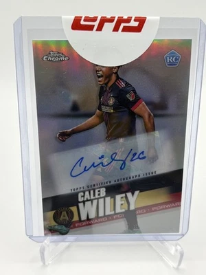 Caleb Wiley 2022 Topps Chrome MLS #3 Refractor Auto (RC) - Image 1 of 2