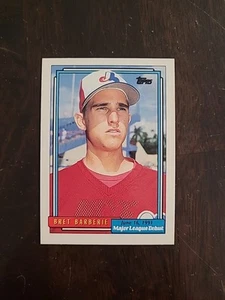1991 Topps Major League Debut Bret Barberie RC #10 Montreal Expos Rookie - Picture 1 of 1