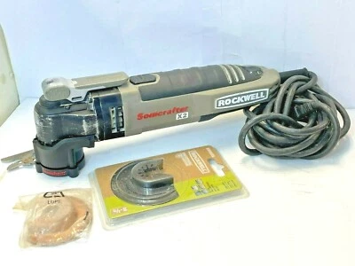 Rockwell RK5140k Sonicrafter X2  3.0 Amp Oscillating Multi-Tool W/ Attachment - Image 1 of 4