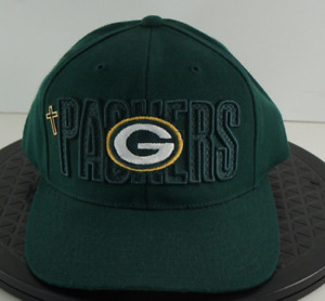 Vintage 90s Green Bay Packers Block G Logo NFL Snapback Hat by American Needle