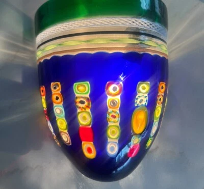 Aplique de pared contemporáneo OGGETTI.  Vidrio soplado en boca en Murano, ITALIA. Foto 1 de 4