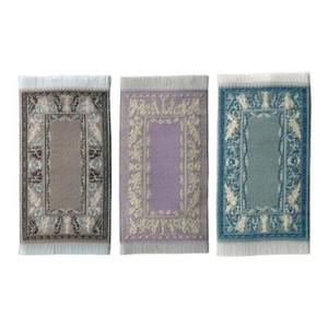 Puppenstube Miniatur - Auswahl Pastell Orient Teppich 3,5x7cm 4,5x8cm 1:12