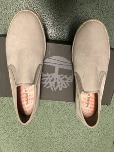 New With Box Timberland Slip On Suede Shoes Size 6  - Picture 1 of 18