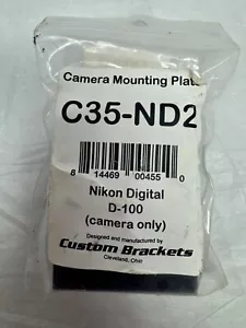 Soportes Personalizados C35 - Placa de Montaje de Cámara ND2 Nikon Digital D - 100 NUEVO Sellado - Imagen 1 de 2