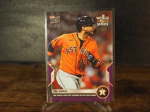 2022 TOPPS NOW Purple PARALLEL #1148 YULI GURRIEL HOUSTON ASTROS 25/25 WS - Picture 1 of 2