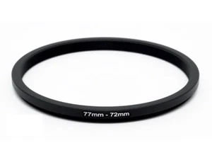 77-72mm Metal Step down Ring Lens Adapter 77 to 72 Filter Thread - UK SELLER - Picture 1 of 3