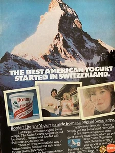 Borden Yogurt Full Page Vintage Print Ad - Picture 1 of 1