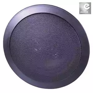 E-Audio 8" 180W Schwarz Deckenlautsprecher PAAR 8 Ohm 2-Wege Feuchtigkeitsbeständig - Bild 1 von 3