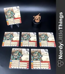 Zombicide Black Plague - Thundercats Pack 1 - Slithe Figure & Character Cards - Bild 1 von 4