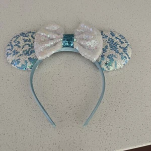Mickey / Minnie  Mouse Ears Headband Frozen Colours  Adults Kids - Picture 1 of 4
