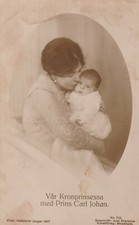 ***ORIGINAL POSTCARD***CROWN PRINCESS MARGARETA - PRINCE CARL JOHAN NOBILITY - SWEDEN