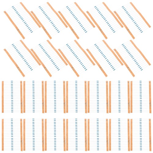 600 Pcs 1/ 4W Resistor Kit 1/4W Resistors Electrical Resistor Kit eBay