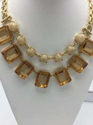 Collar ámbar declaración Ann Taylor #156 $54,99 Foto 1 de 4