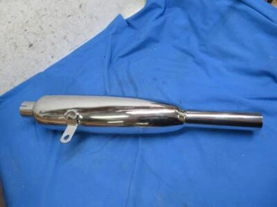 Silenciador Triumph Duplex LH original TOGA (hecho en el Reino Unido), 1960-1962 # 70-4118 D215 Foto 1 de 4