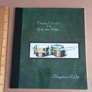 Elkington Co (1932) Cooking Utiensils CATALOG Kitchen Restaurant Pot Pans COPPER - Imagen 1 de 12