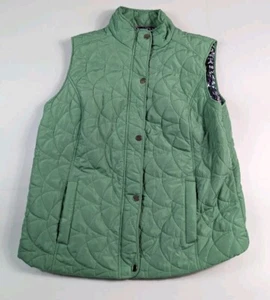 Honor Milburn green Quilted Gilet Medium - Picture 1 of 3