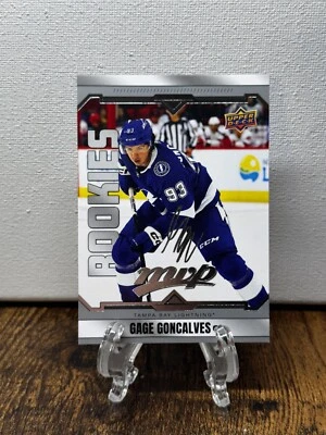 2024-25 Upper Deck MVP - SP Rookies Gage Goncalves #235 (RC) - Silver Script - Image 1 of 2