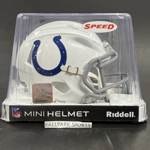 Indianapolis Colts Riddell NFL Speed Mini Football Helmet BRAND NEW Cover