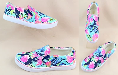 Zapatilla deportiva Lilly Pulitzer Julie Tropicolada High Tide azul marino talla 8 Foto 1 de 4