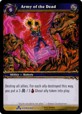 World of Warcraft WoW TCG Scourgewar Set Rares/Epics CHOOSE YOUR CARDS!