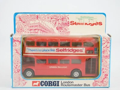Corgi n° 467 London transport bus promotionnel SELFDRIDGES de 1977 RARE - Photo 1/4