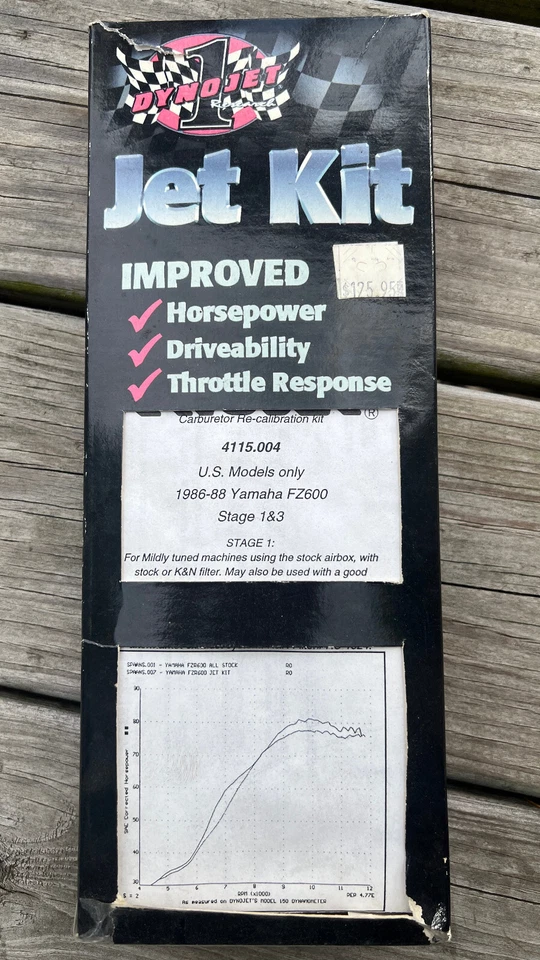 Dynojet Stage 1&3 Jet Kit 1986-1988 FZ600 - Image 1 of 1