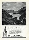 Original 1955 Advert For Whyte And Mackay Scotch Whisky - Loch Hourn