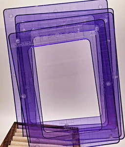FISKARS Shape Xpress Templets Rectangles sizes 2,3,4 and 5 Total of 8 Sizes - Picture 1 of 4