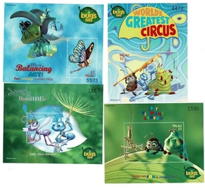 Sellos Walt Disney Bugs life Bichos Pixar Disney stamps Palau - Imagen 1 de 1