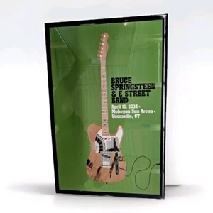 Bruce Springsteen 2024 Connecticut Concert Poster 11 X 17 Framed - Picture 1 of 2