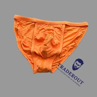 2(X)ist 2xist Hombres Naranja Modal Ultra Suave Francés Bikini Calzoncillo Ropa Interior Talla S Foto 1 de 4
