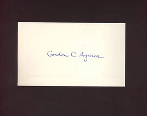 Gordon C. Aymar * autograph of notable American artist & writer * signed - Picture 1 of 1