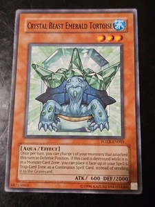 CRYSTAL BEAST EMERALD TORTOISE FOTB-EN003 Common Unlimited Yugioh - Picture 1 of 2