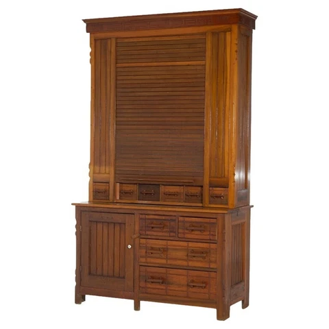 Antique Oversized Country Store Cabinet, C1900 Cover