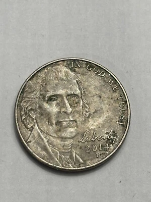 2014 D Jefferson Nickel Error Coin Improperly Annealed Full Steps 6 - Image 1 of 3