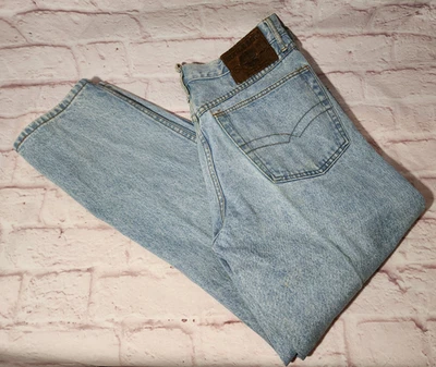 Pantalones de mezclilla vintage Bugle Boy para hombre 36x30 azul pierna recta 100 % algodón años 90 Y2K Foto 1 de 4