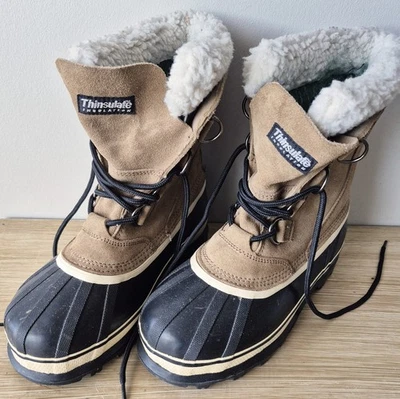 Men Size 8 Thinsulate Waterproof Boots Heavy-Duty Suede Leather Ozark Trail Duck - Image 1 of 4