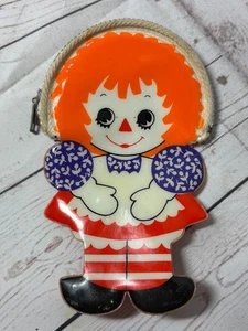 Raggedy Ann Coin Purse Wallet Vintage 1971 Hallmark Bobbs Merrill Co - Picture 1 of 2