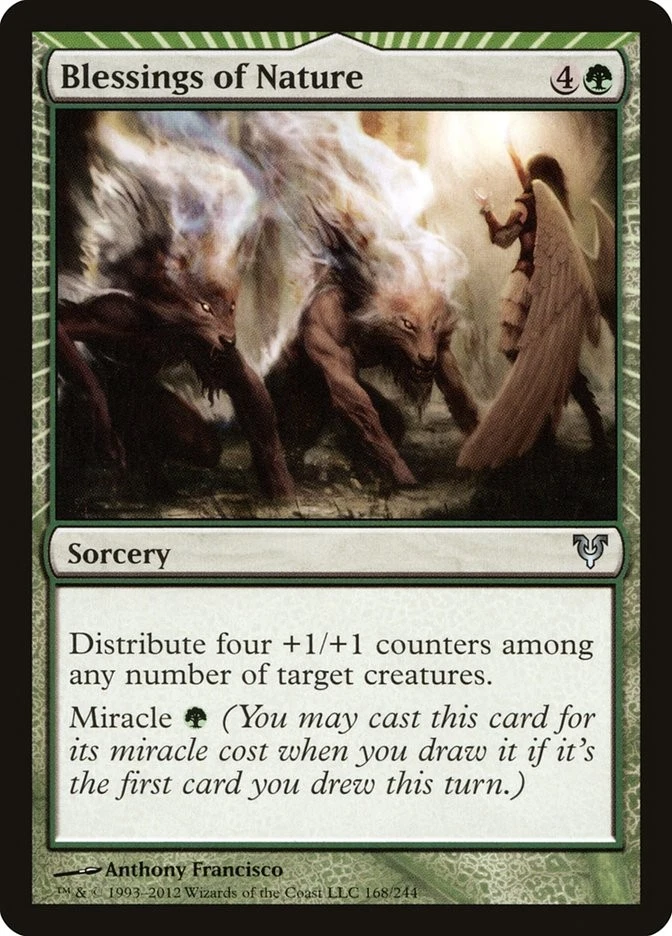 Blessings of Nature [Avacyn Restored] (AVR 168) Near Mint - Image 1 of 1