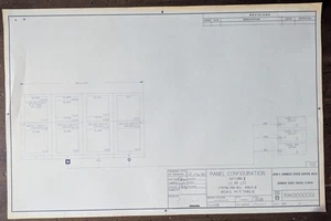1967 NASA Apollo Program Saturn V Blueprint John F. Kennedy Space Center - Picture 1 of 5