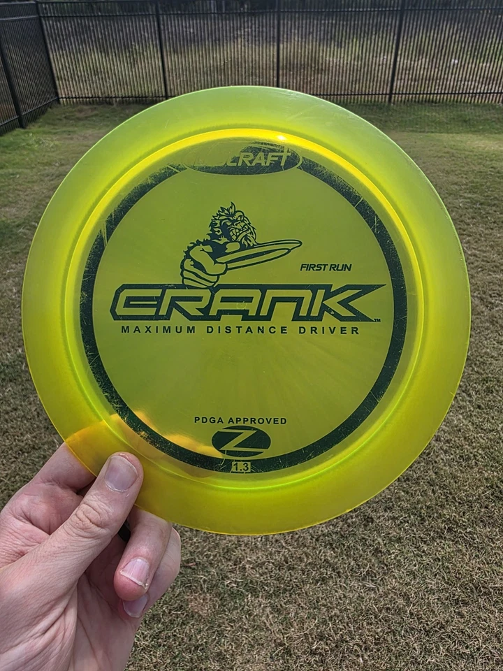 Discraft First Run Crank - PFN- Rare - Disc Golf Driver - Image 1 of 1