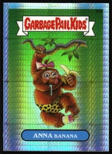 2013 Topps Chrome Garbage Pail Kids Series 1 Anna Banana Prism Refractor #34b - Picture 1 of 2
