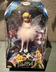 Disney Fairies: Tinkerbell 2008 bambola porcellana chiave ottone arrivo tink scatola aperta - Foto 1 di 2
