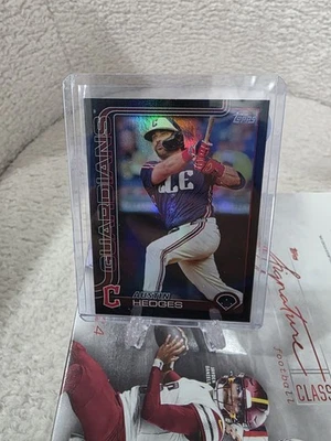 2025 Topps Series 2 Austin Hedges #667 Black /10 Cleveland Guardians - Image 1 of 3