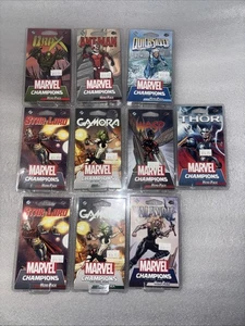Diez paquetes de héroes de Marvel Champions: GAMORA, DRAX, Wasp, Thor, STAR LORD, nuevo/sellado - Imagen 1 de 2