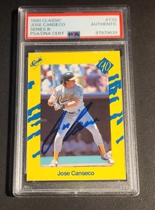 JOSE CANSECO 1990 CLASSIC SERIES III #132 PSA DNA AUTHENTIC AUTO.  SIGNED CARD - Picture 1 of 3