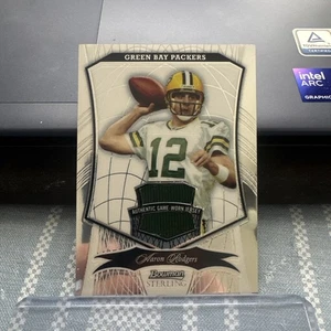 2009 Topps Bowman Sterling Aaron Rodgers JerseyPatch /199 Packers #57 Refractor - Picture 1 of 2